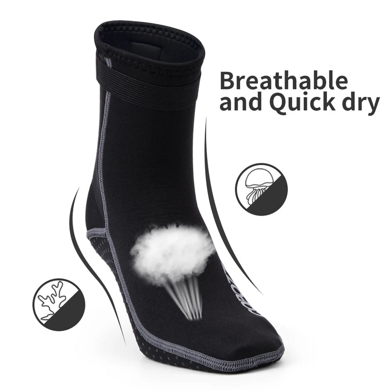 3mm Neoprene Diving Socks