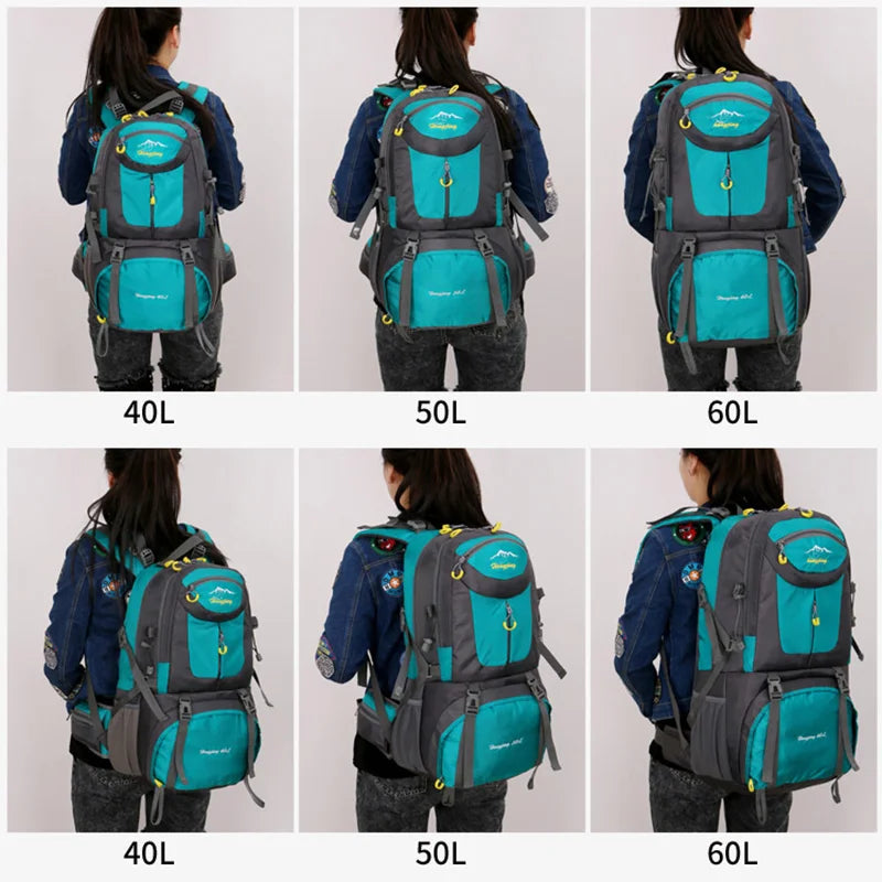 60L Internal Frame Outdoor Waterproof Backpack